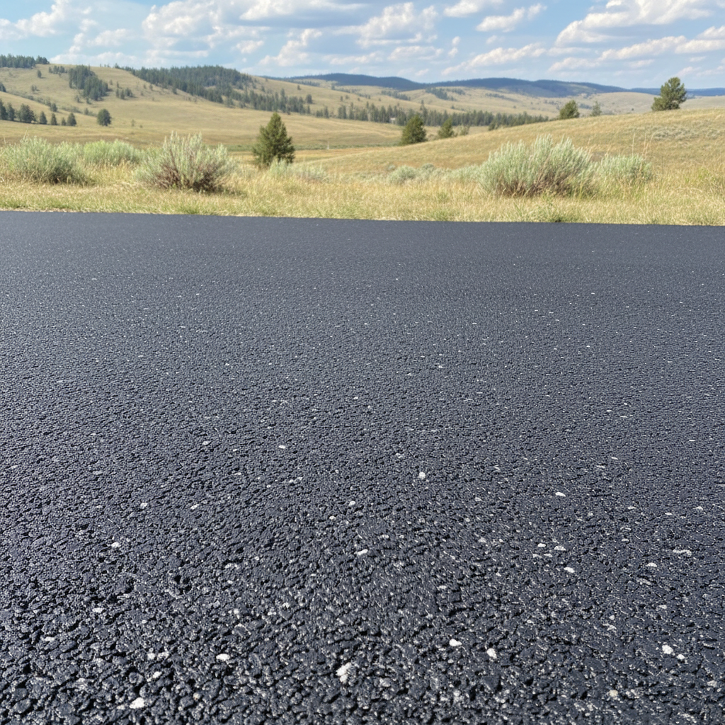 Completed residential asphalt work at a residential property in Billings, MT