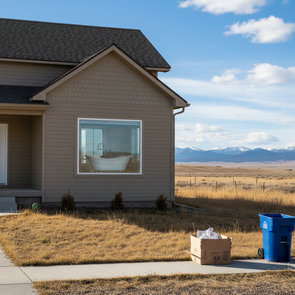 Completed bathtub replacement work at a residential property in Great Falls, MT