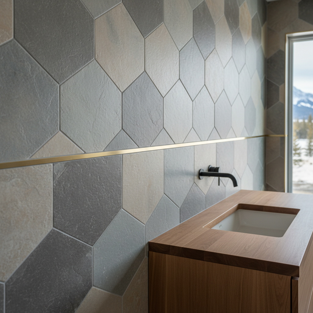 Completed bathroom remodel work at a residential property in Bozeman, MT
