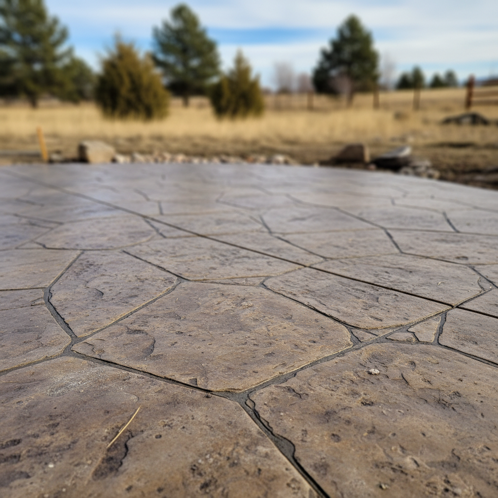 Completed concrete installation work at a residential property in Great Falls, MT