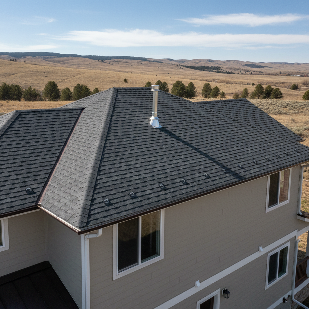 Completed new construction roofing work at a residential property in Billings, MT