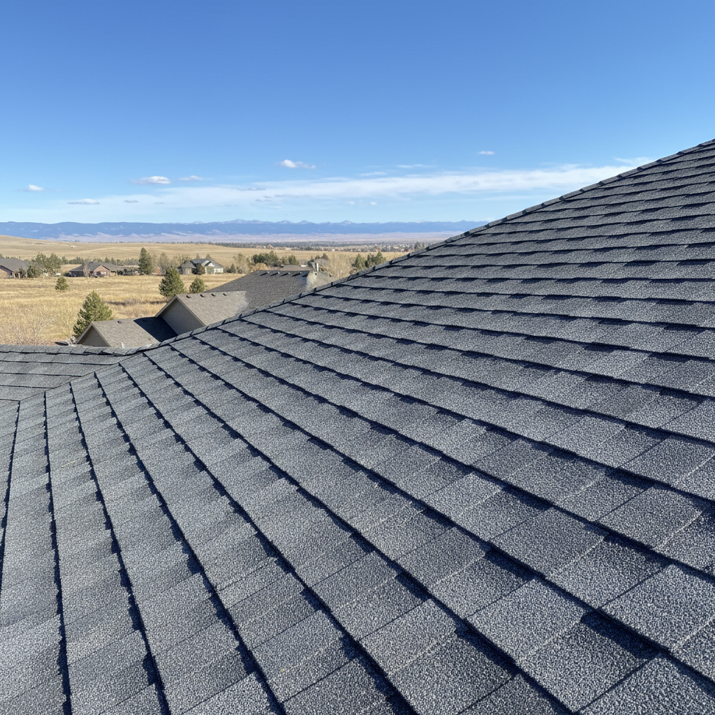 Completed storm damage repair work at a residential property in Great Falls, MT