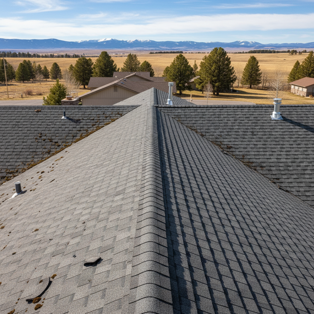 Completed roof inspection work at a residential property in Great Falls, MT