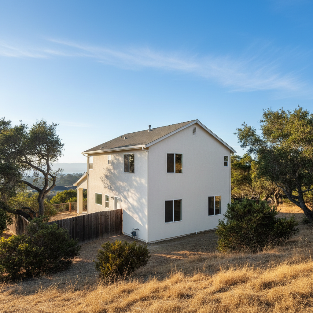 Completed stucco inspection work at a residential property in Santa Cruz, CA