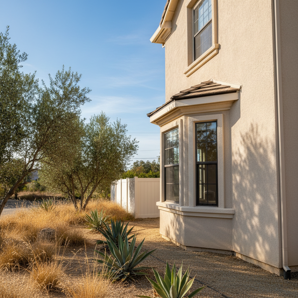 Completed commercial stucco work at a residential property in Salinas, CA