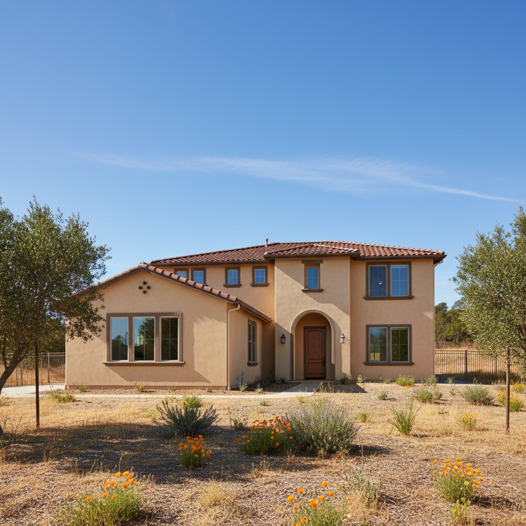 Completed eifs installation work at a residential property in King City, CA