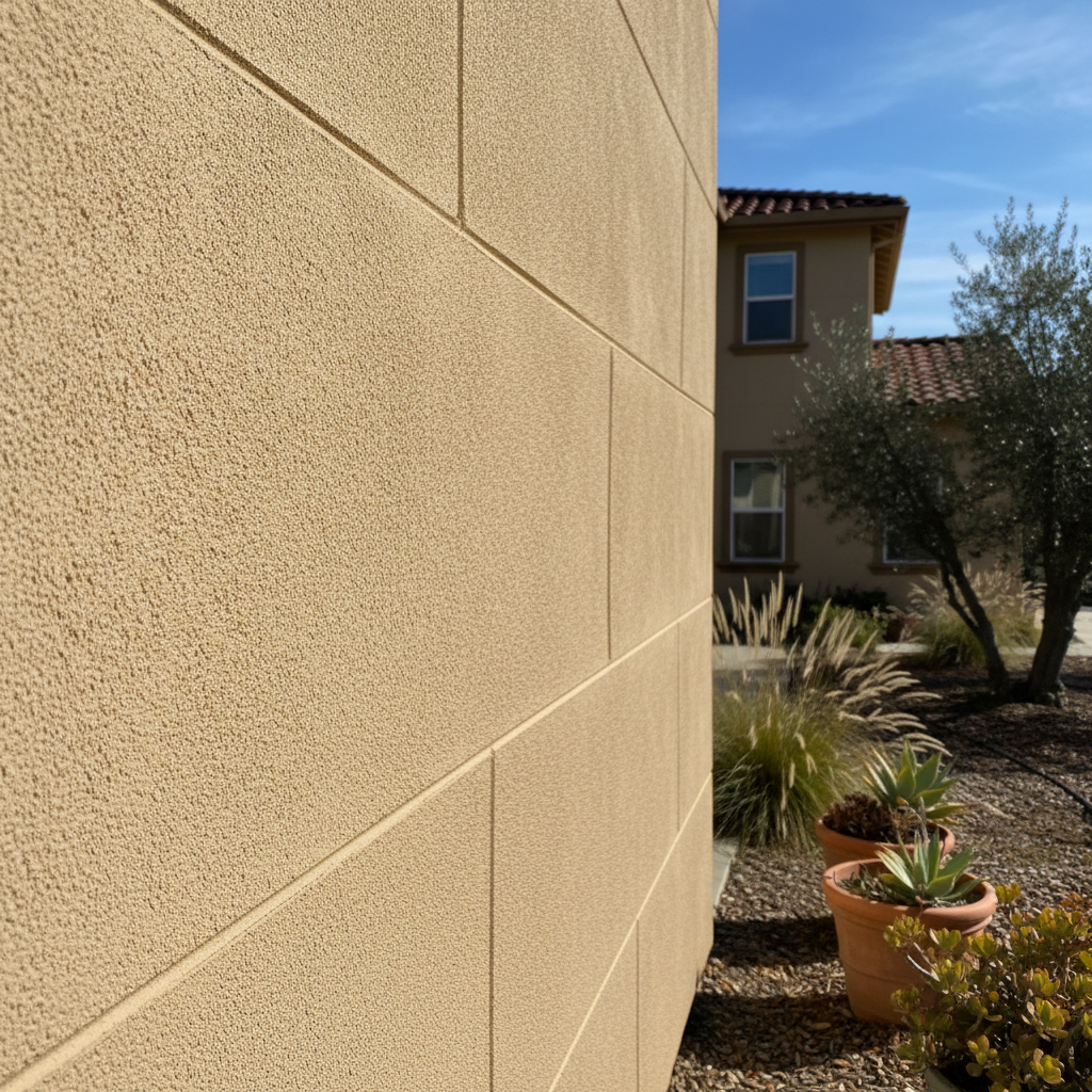 Completed eifs installation work at a residential property in Santa Clara, CA
