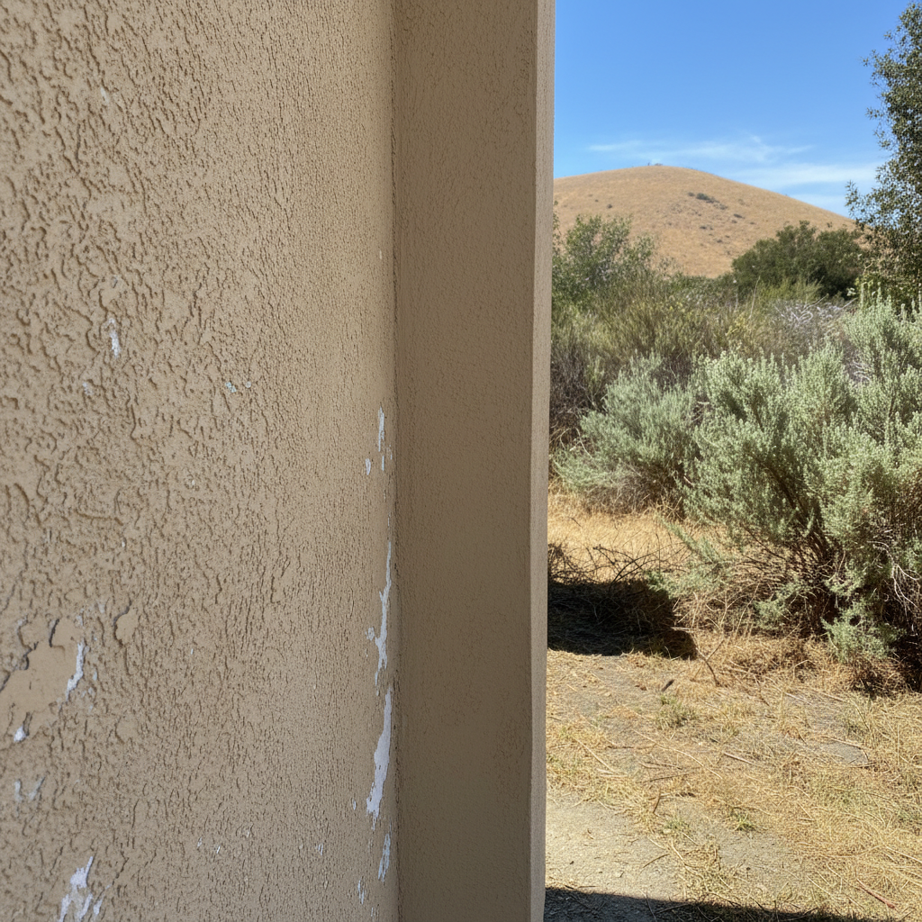 Completed stucco replacement work at a residential property in Salinas, CA