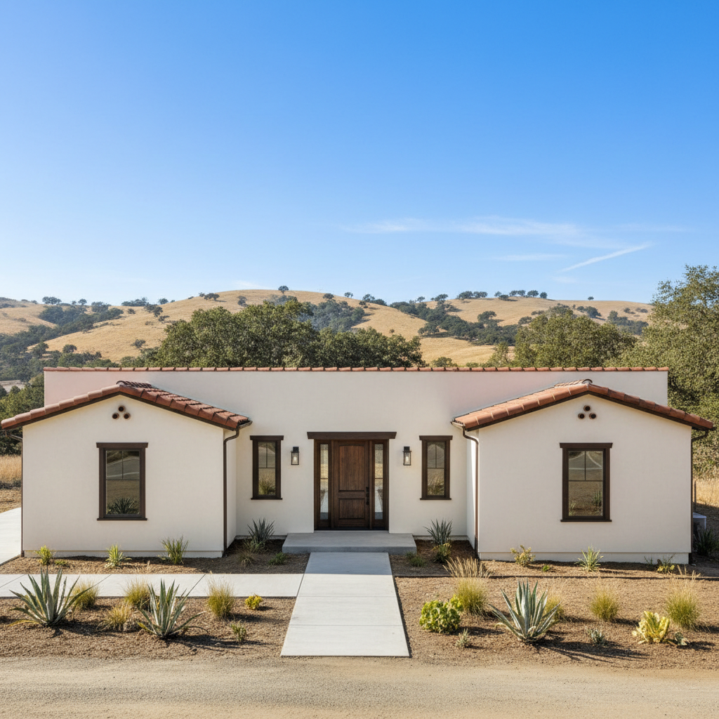 Completed stucco removal work at a residential property in Salinas, CA