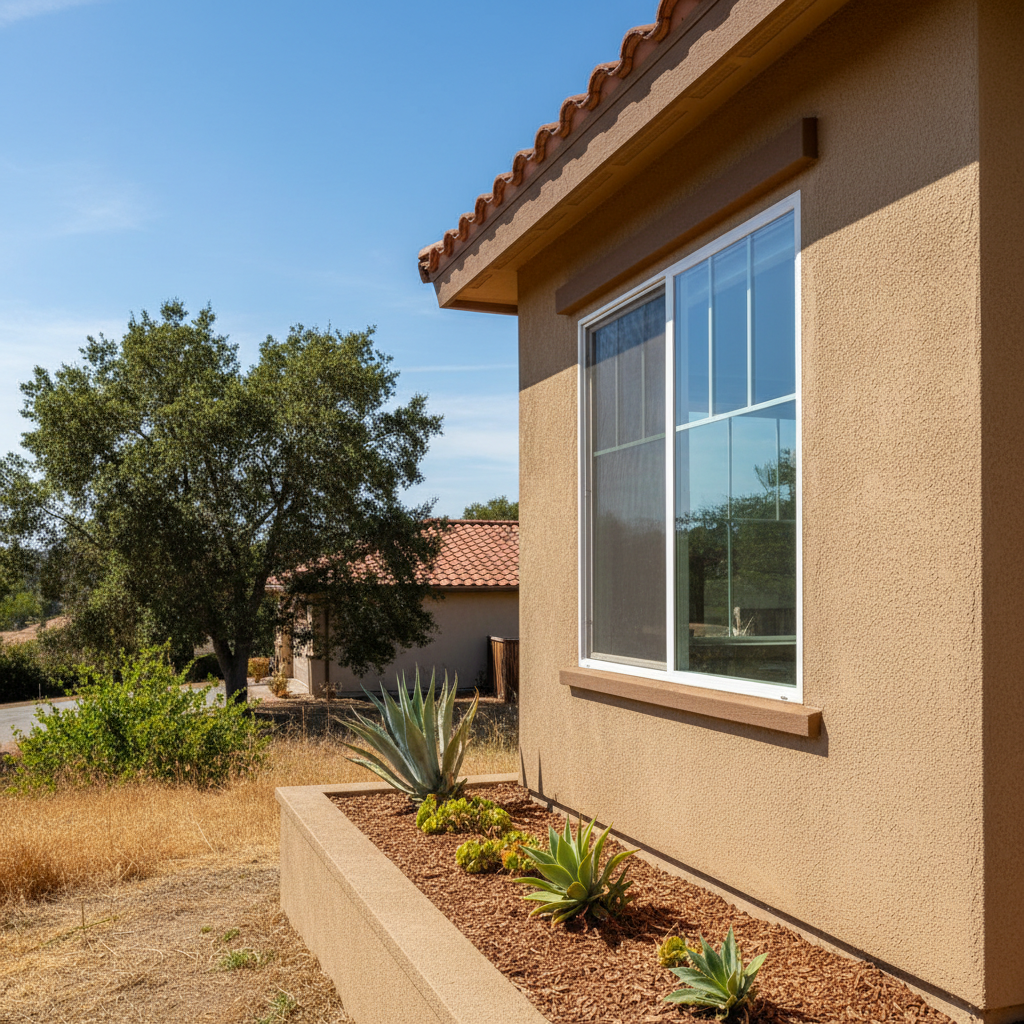 Completed stucco inspection work at a residential property in Santa Clara, CA