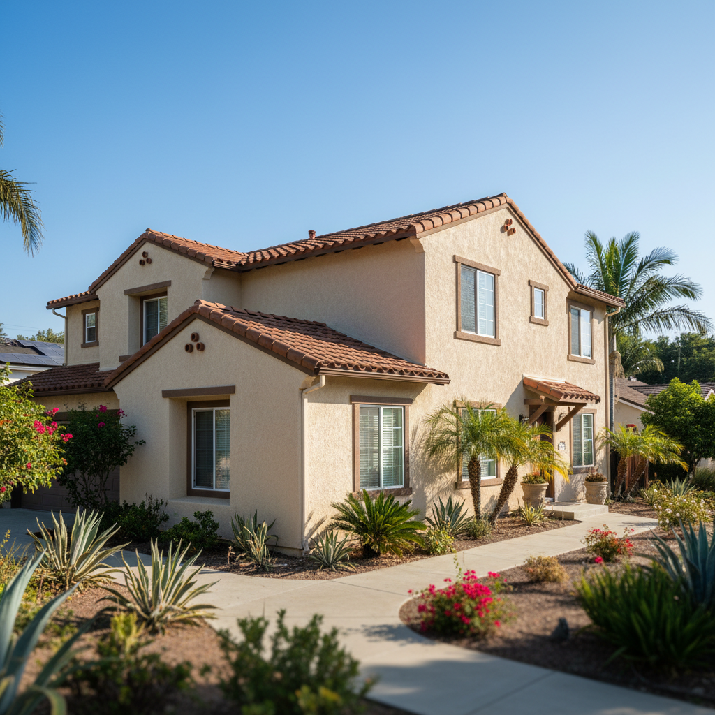 Completed stucco removal work at a residential property in San Jose, CA