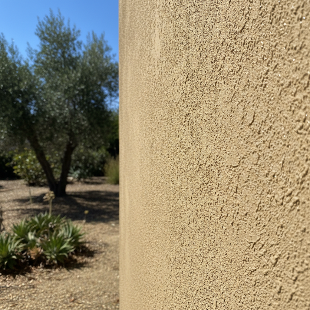 Completed stucco removal work at a residential property in Santa Clara, CA