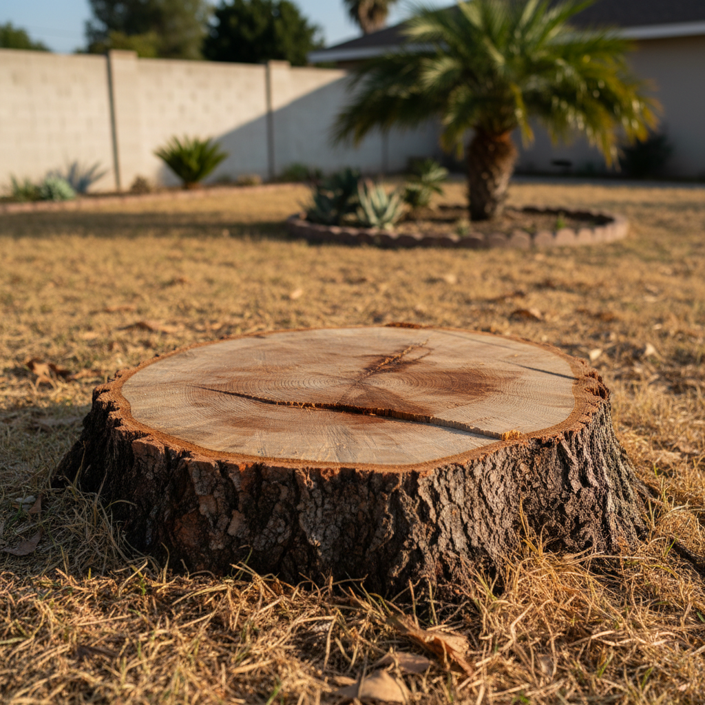 Completed tree removal work at a residential property in Lynwood, CA