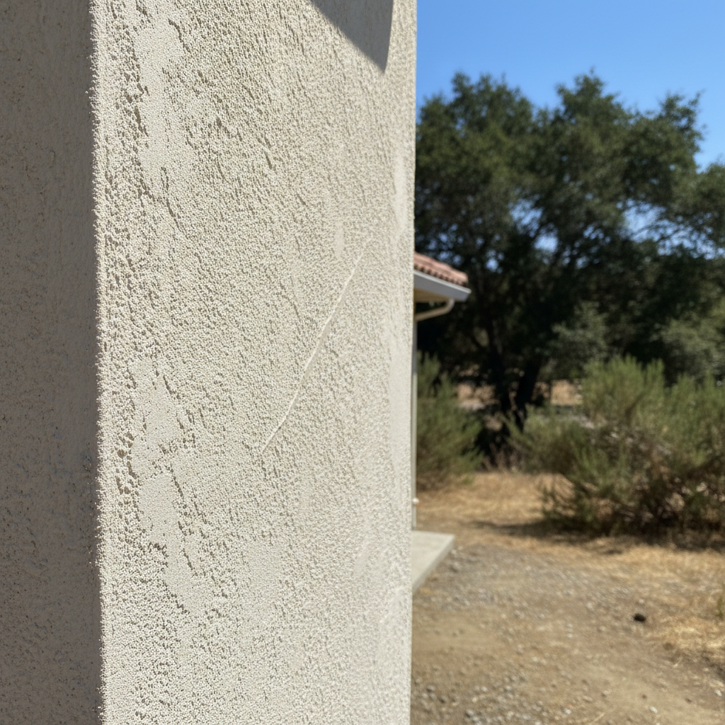 Completed stucco painting work at a residential property in Watsonville, CA