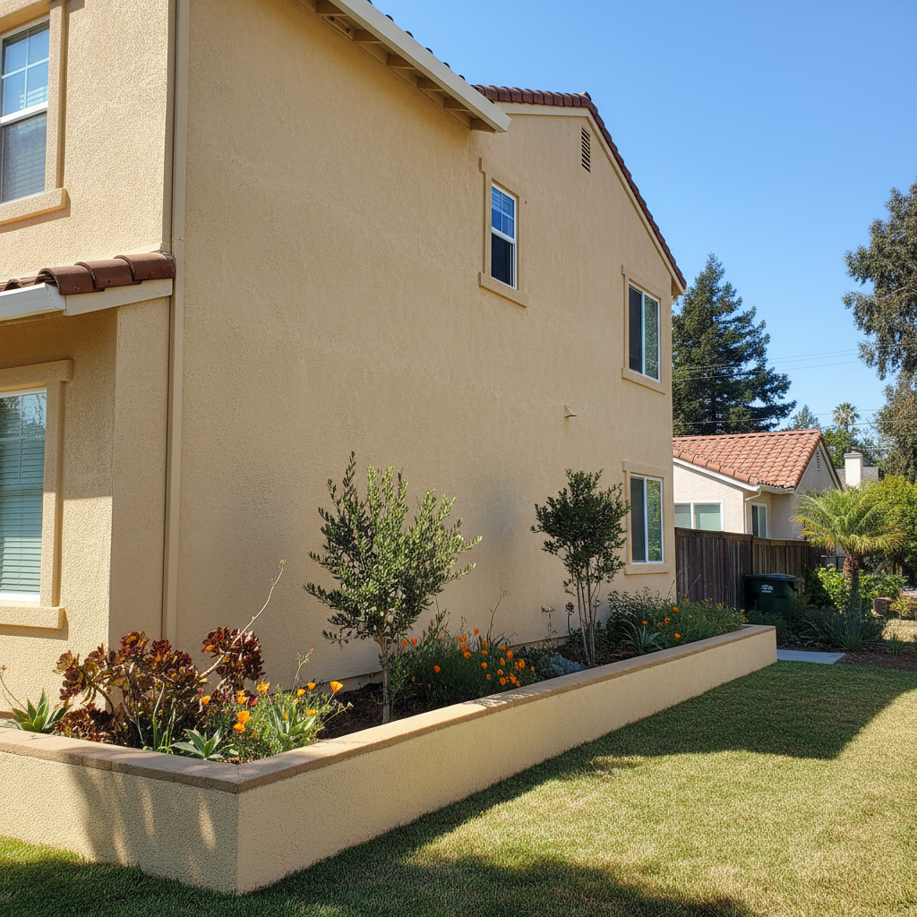 Completed commercial stucco work at a residential property in San Leandro, CA