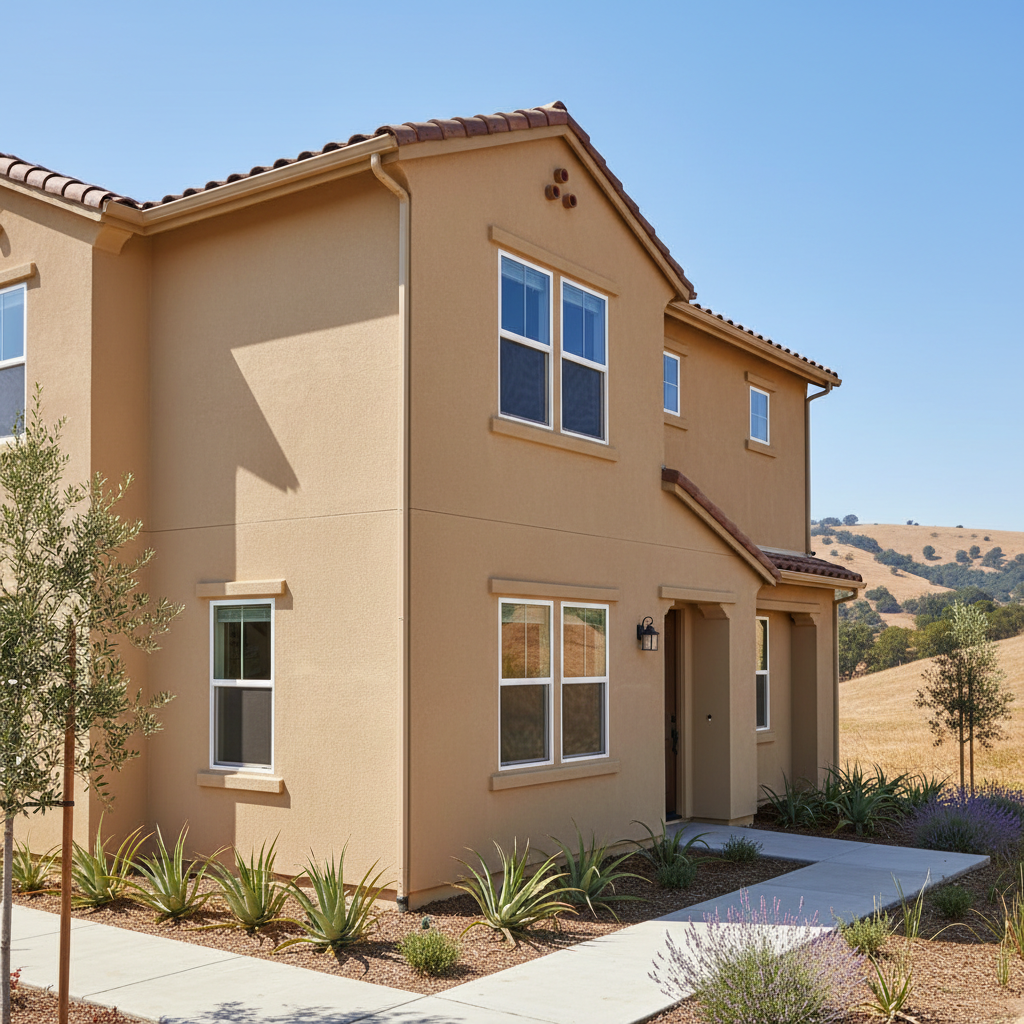 Completed commercial stucco work at a residential property in Salinas, CA