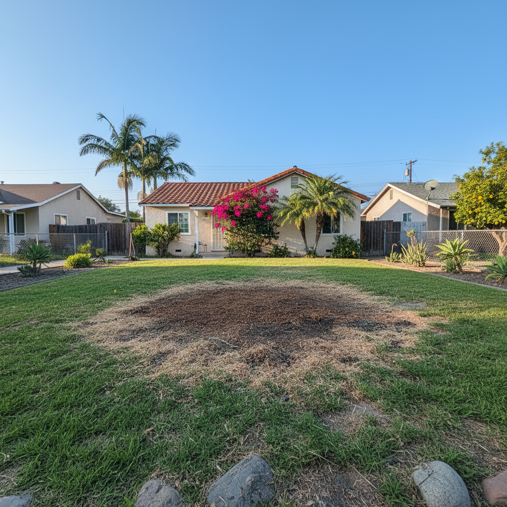 Completed stump grinding & removal work at a residential property in Garden Grove, CA