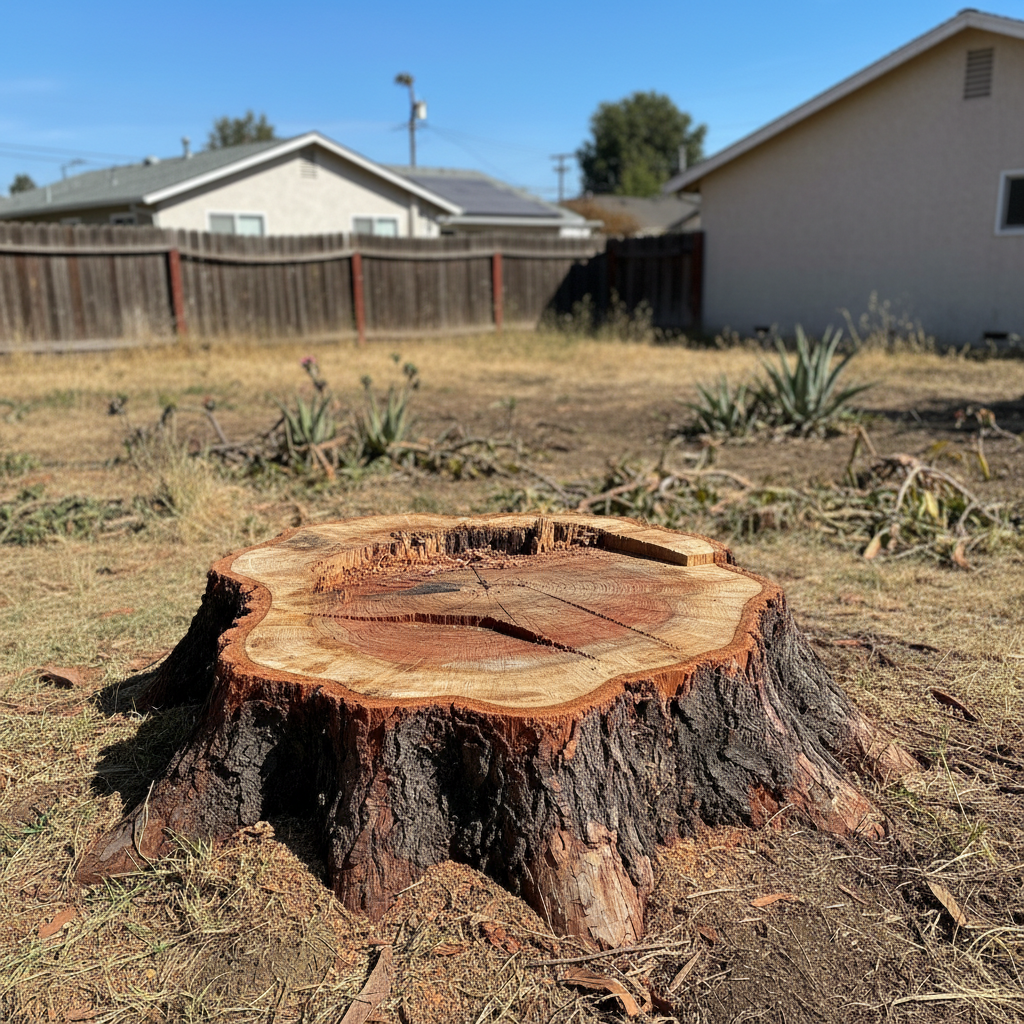 Completed emergency tree removal work at a residential property in Lynwood, CA
