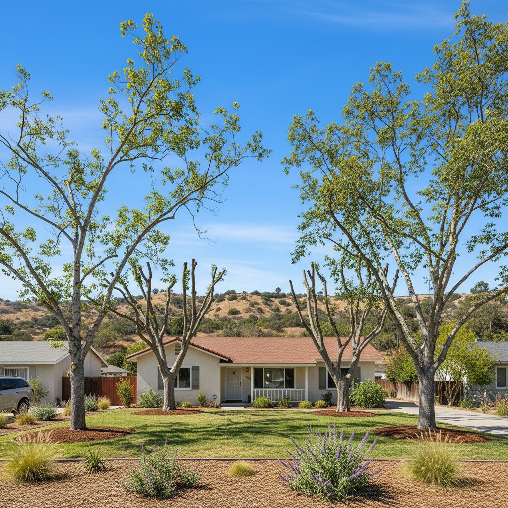 Completed tree health & care work at a residential property in National City, CA