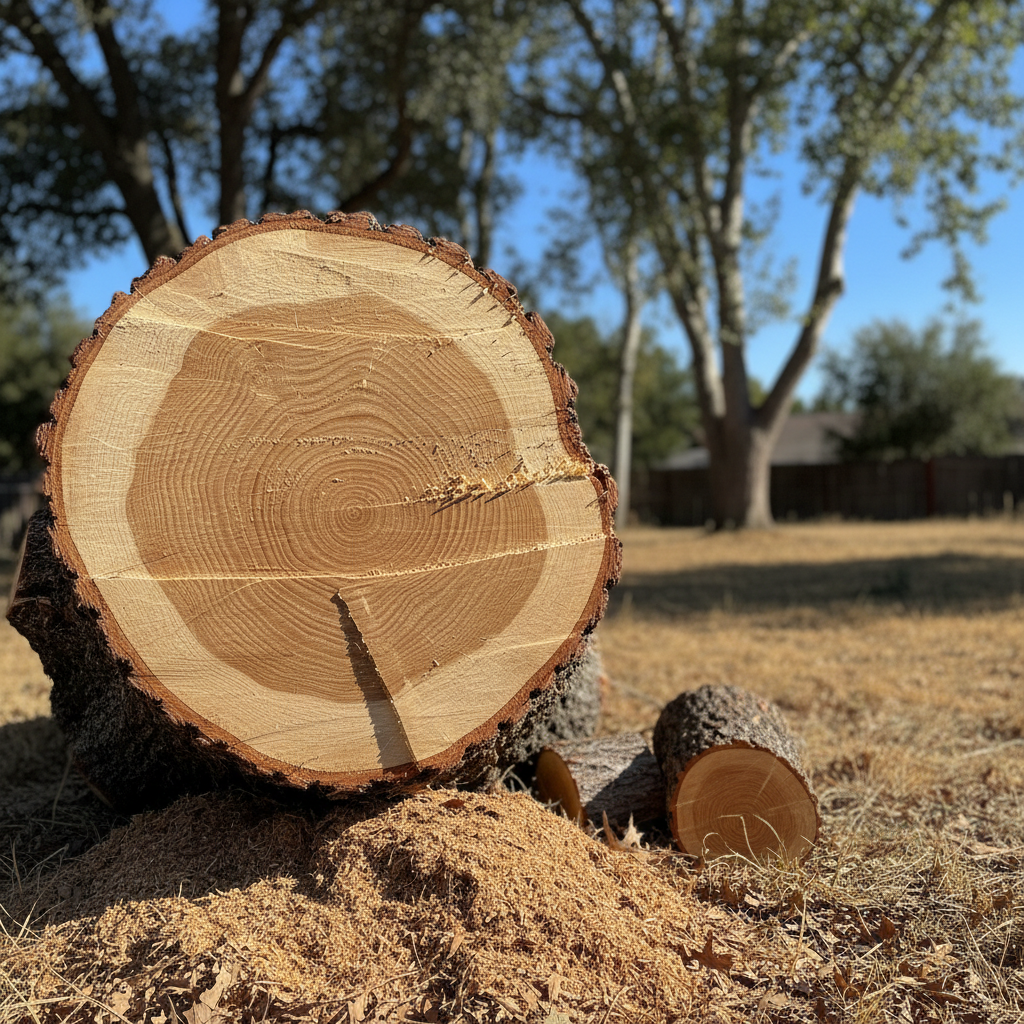 Completed tree removal work at a residential property in Camarillo, CA