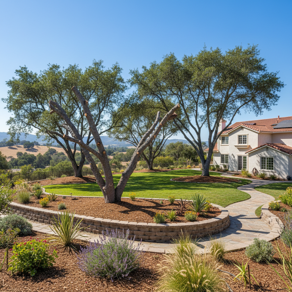 Completed tree health & care work at a residential property in Camarillo, CA