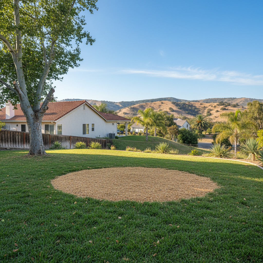 Completed emergency tree removal work at a residential property in Camarillo, CA