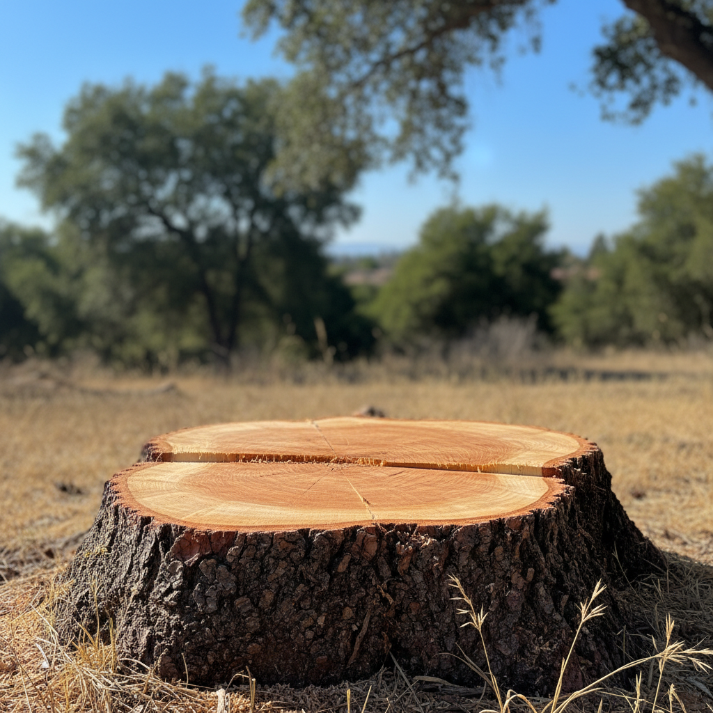 Completed tree removal work at a residential property in Camarillo, CA