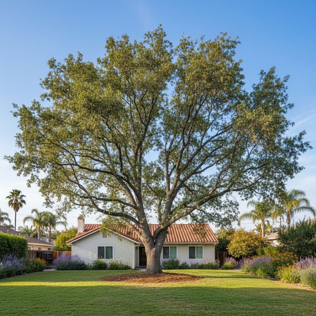 Completed tree health & care work at a residential property in Inglewood, CA