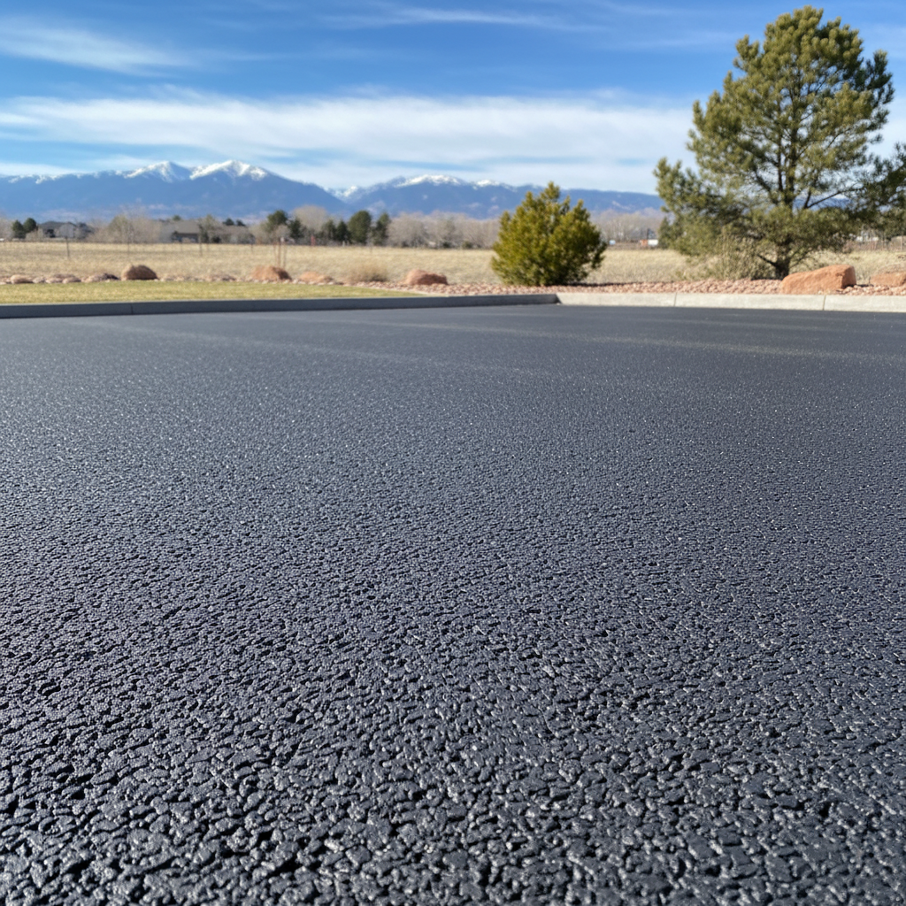 Completed commercial asphalt work at a residential property in Westminster, CO