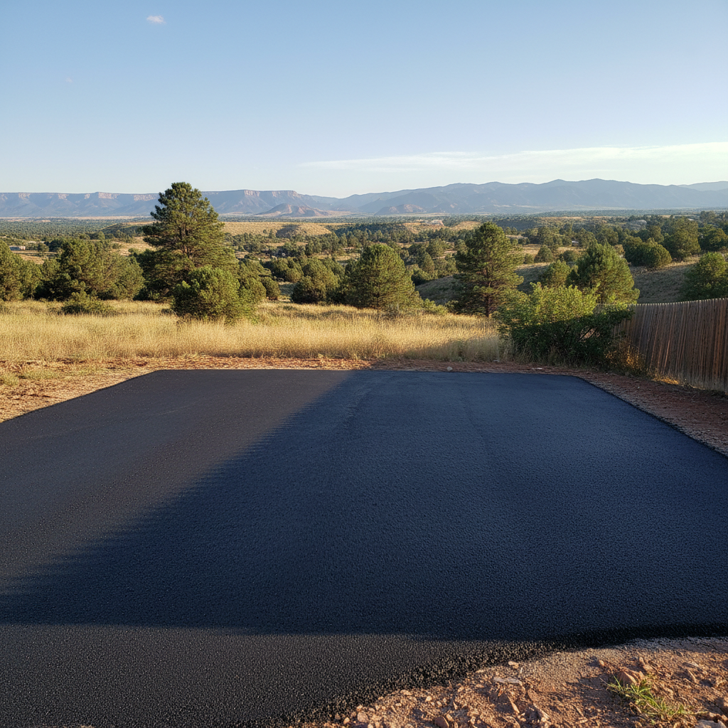 Completed commercial asphalt work at a residential property in Pueblo, CO