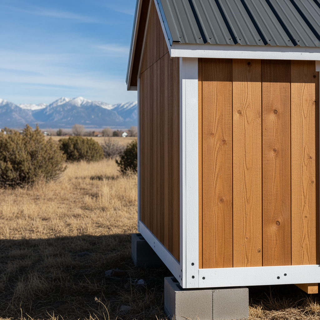 Completed garage design & building work at a residential property in Loveland, CO