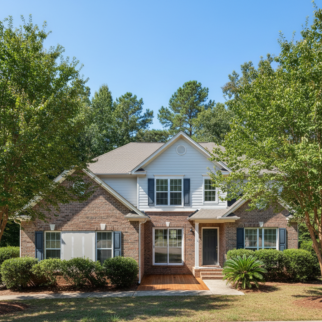 Completed water damage repair work at a residential property in Montgomery, AL