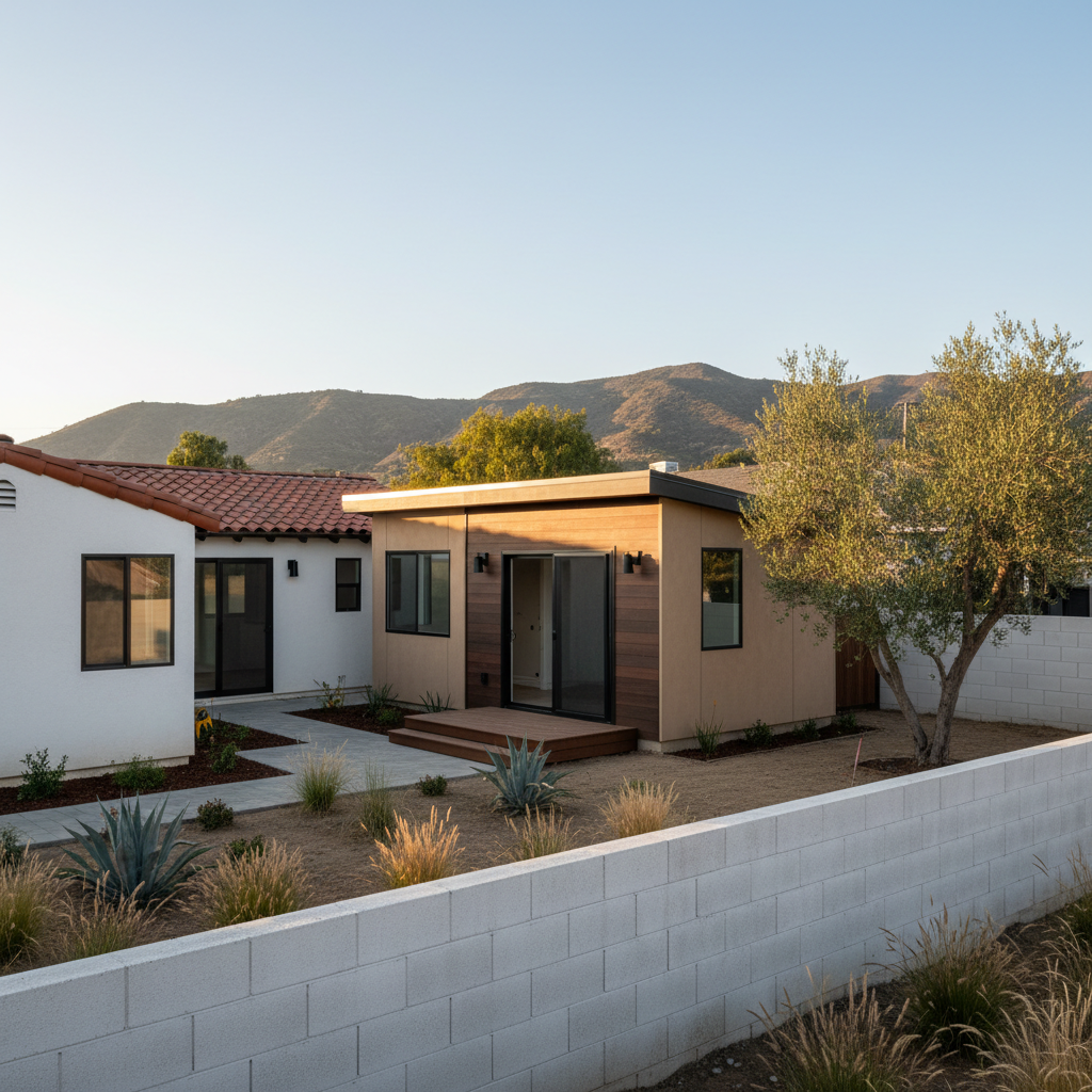 Completed adu financing work at a residential property in Los Angeles, CA