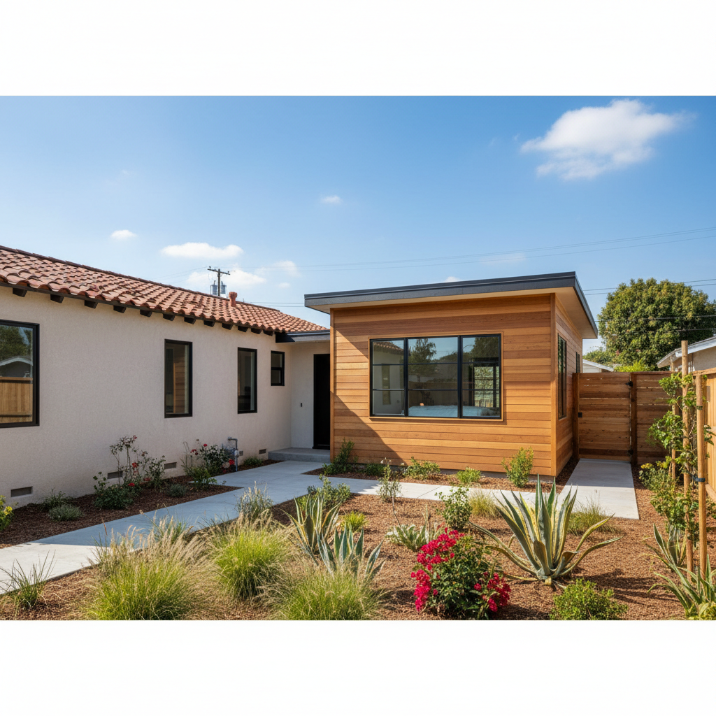 Completed adu construction management work at a residential property in Anaheim, CA