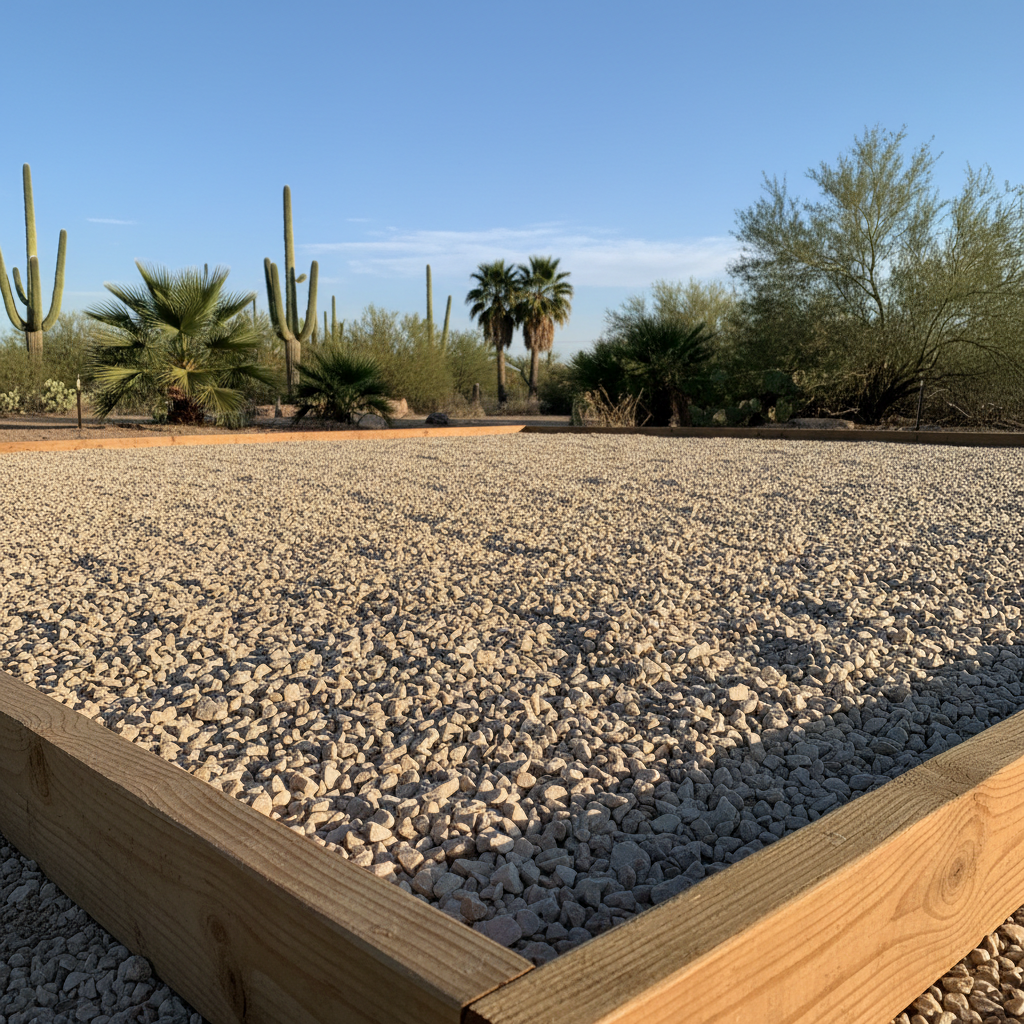 Completed shed delivery and installation work at a residential property in Scottsdale, AZ