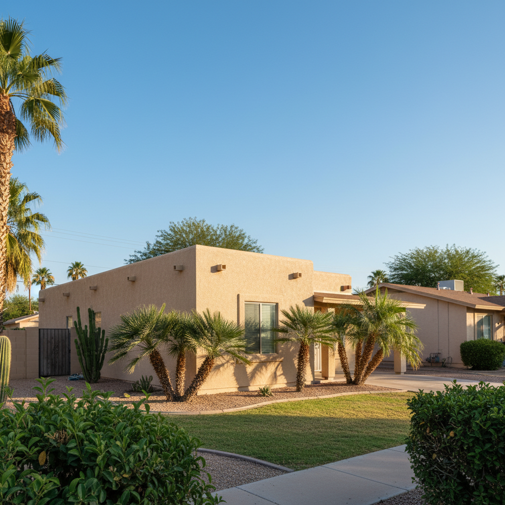 Completed stucco inspection work at a residential property in Chandler, AZ