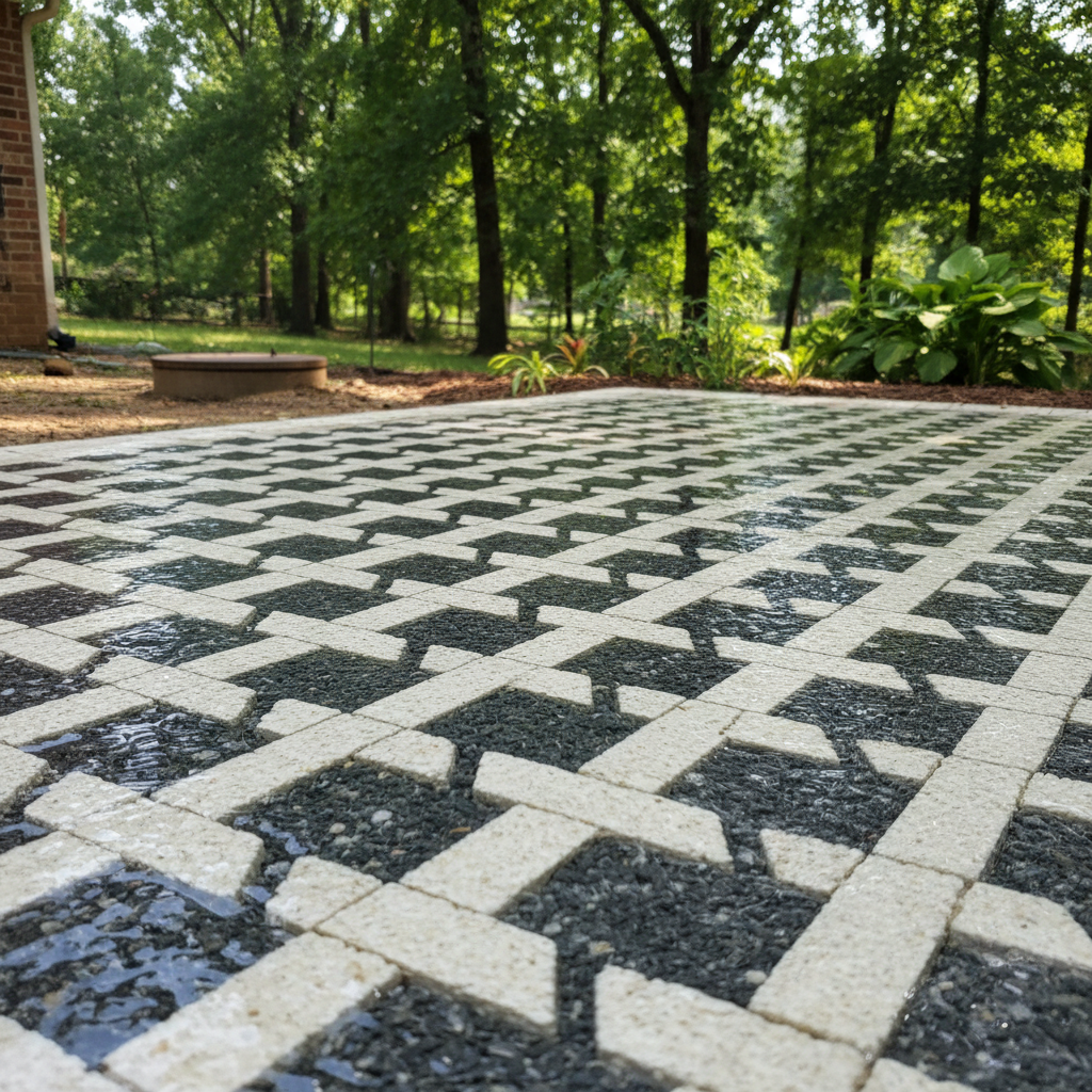 Completed water treatment work at a residential property in Fayetteville, AR