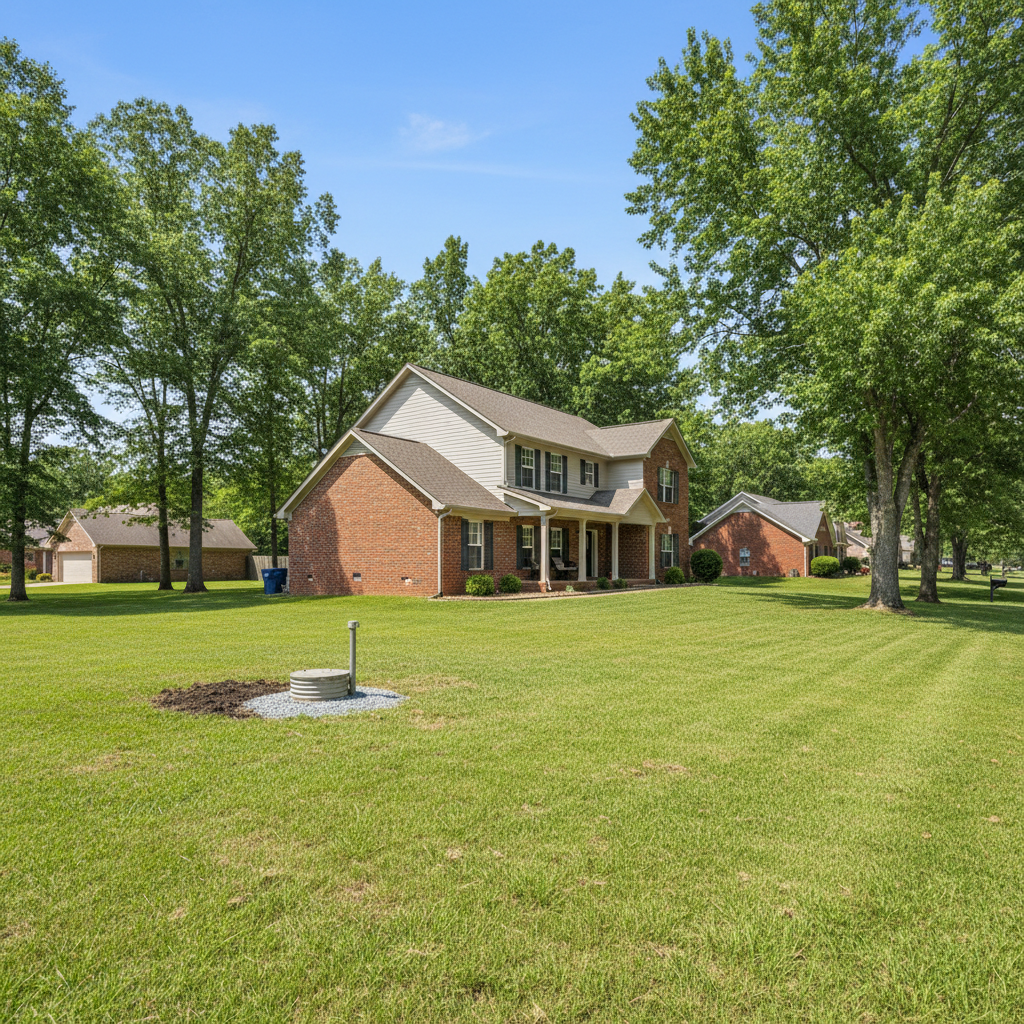 Completed environmental drilling work at a residential property in Fayetteville, AR