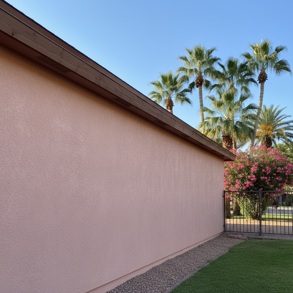 Completed commercial stucco work at a residential property in Las Vegas, NV