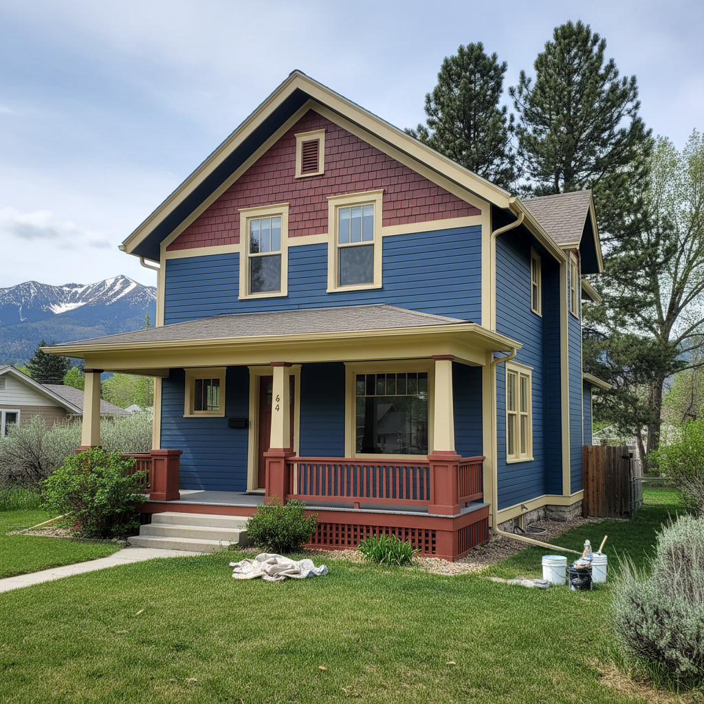 Completed commercial painting work at a residential property in Great Falls, MT