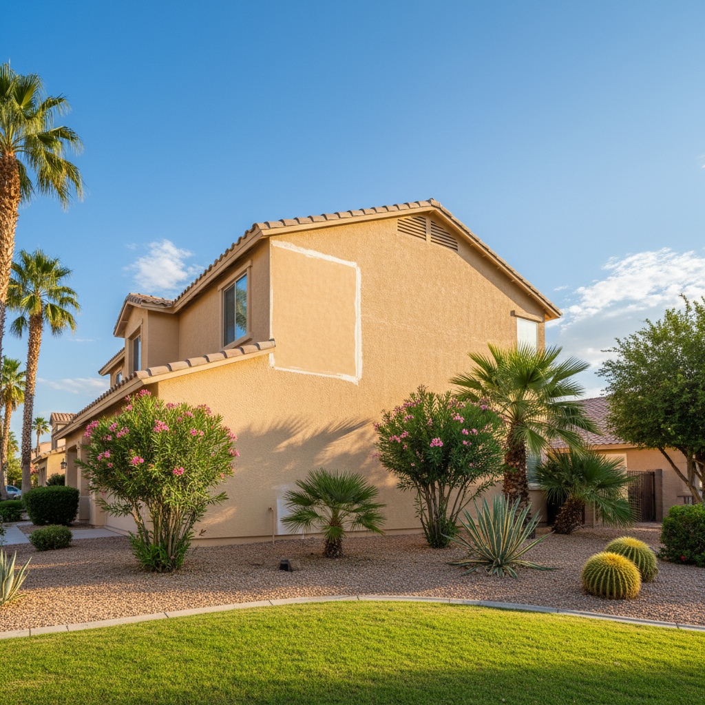 Completed stucco inspection work at a residential property in Las Vegas, NV