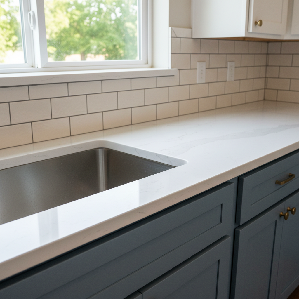 Completed kitchen remodel work at a residential property in Broken Arrow, OK