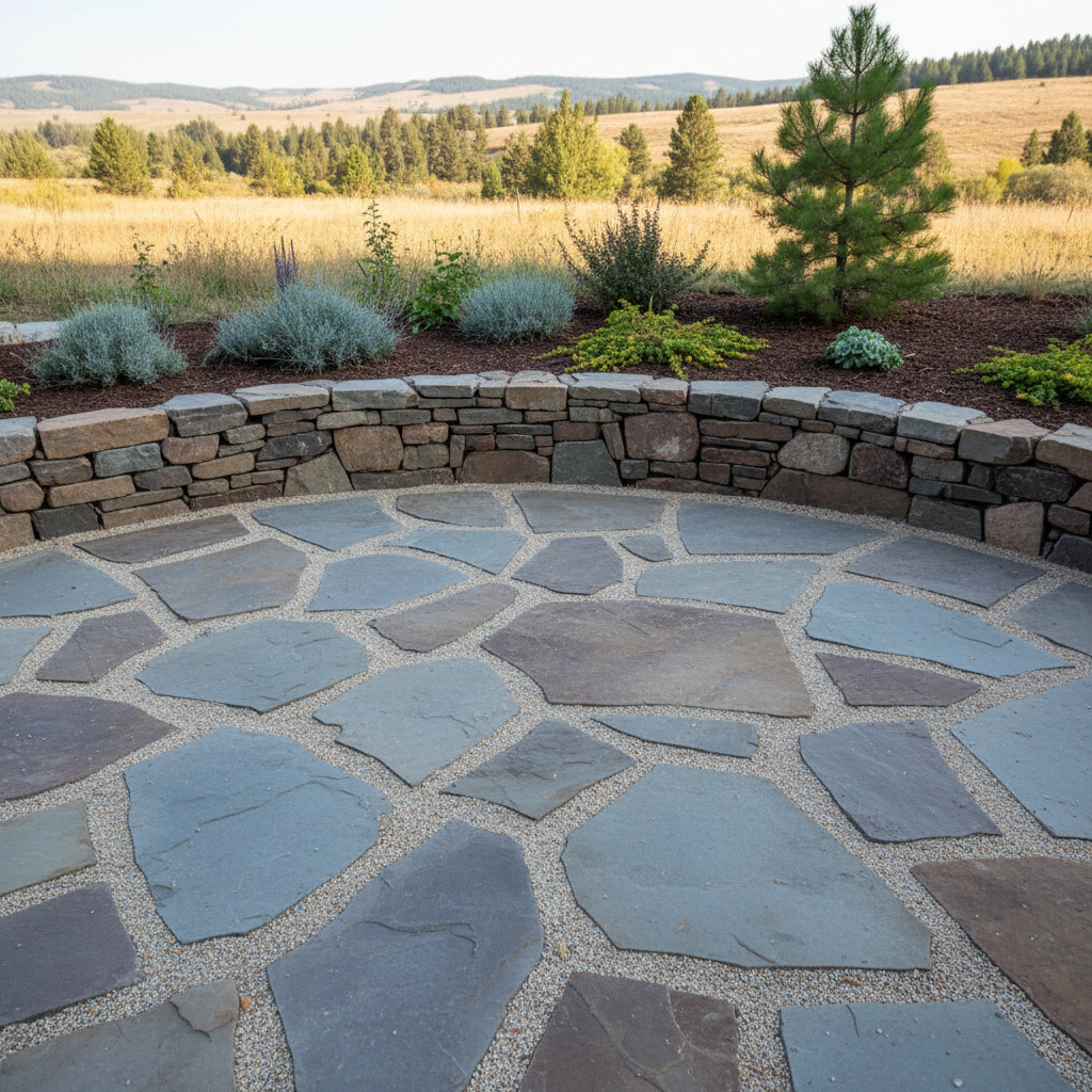 Completed landscape design work at a residential property in Missoula, MT