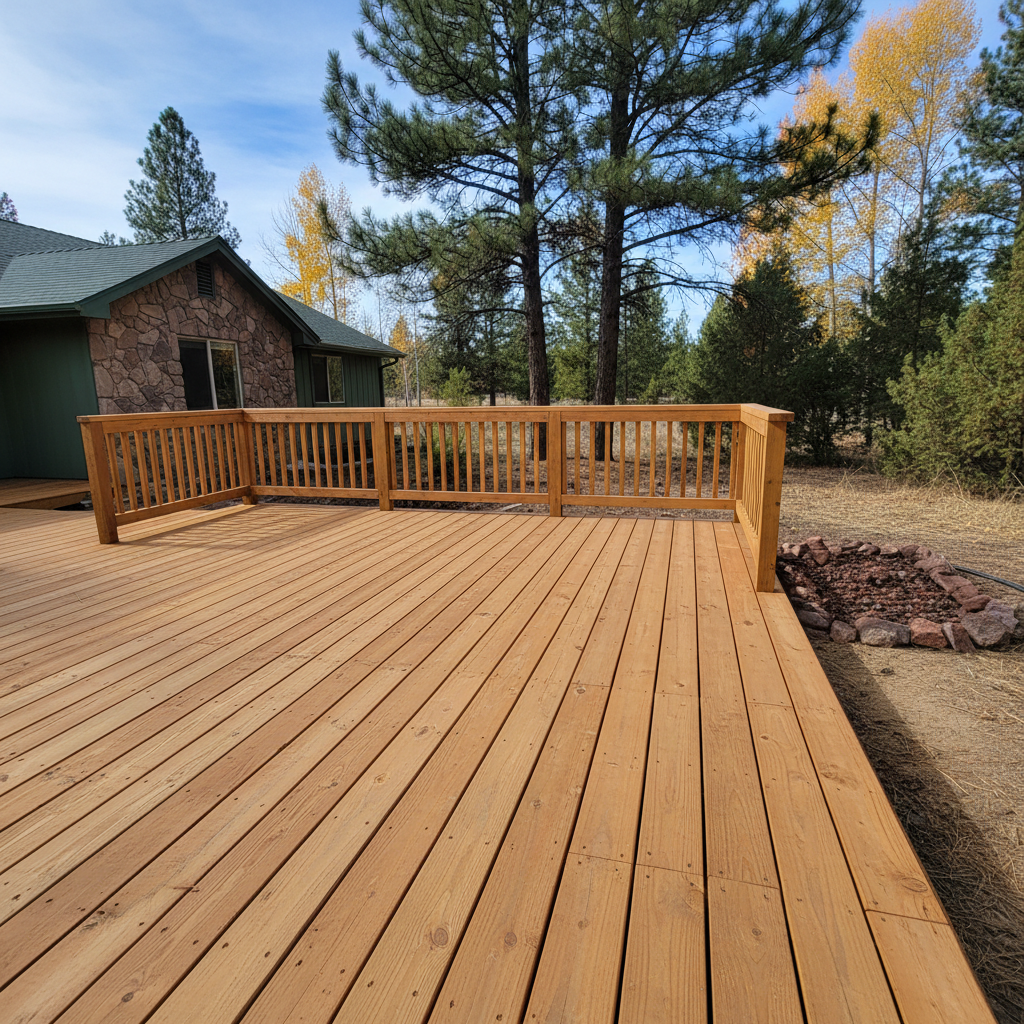 Completed deck repair work at a residential property in Bend, OR