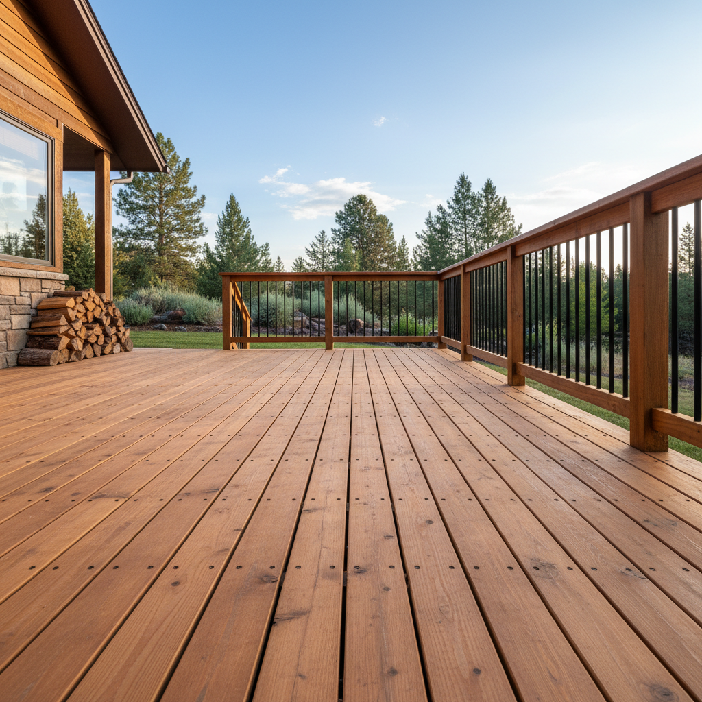 Completed deck repair work at a residential property in Bend, OR