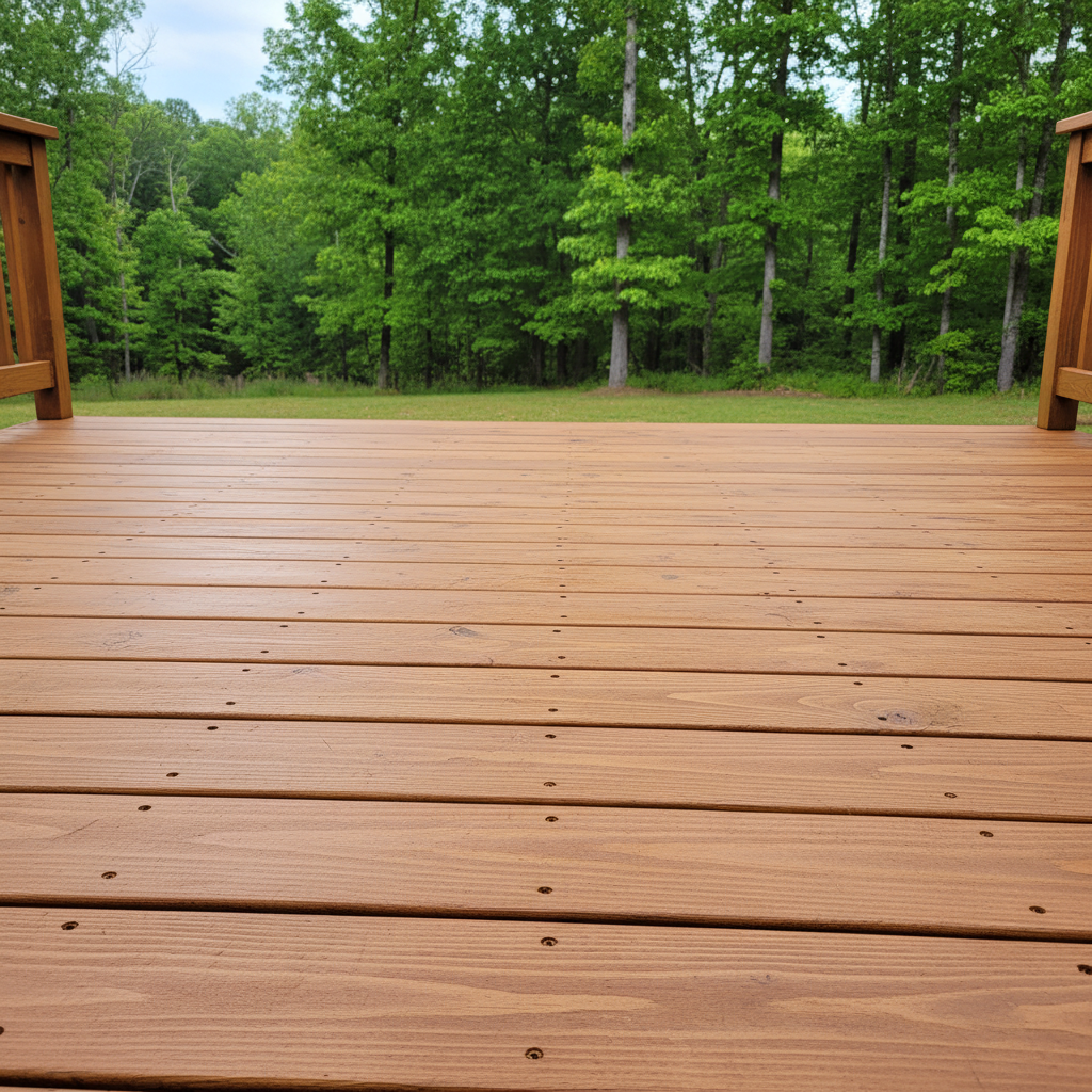 Completed deck repair work at a residential property in Great Falls, SC