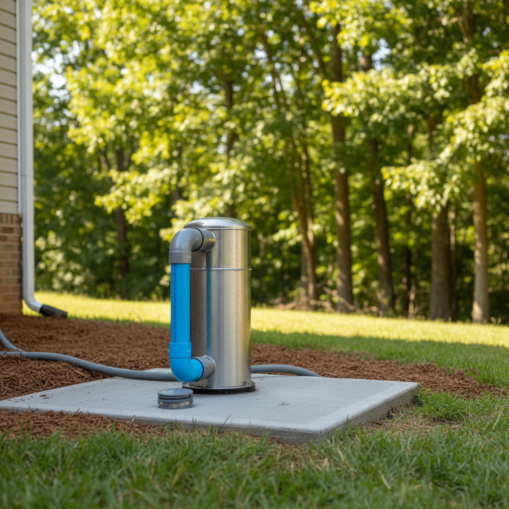 Completed pump installation work at a residential property in Heflin, AL