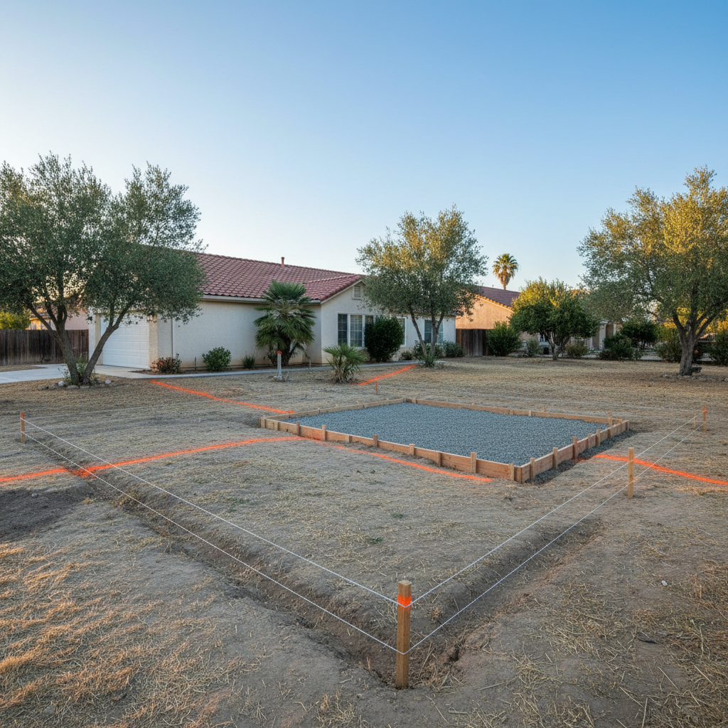 Completed adu site assessment work at a residential property in Fresno, CA