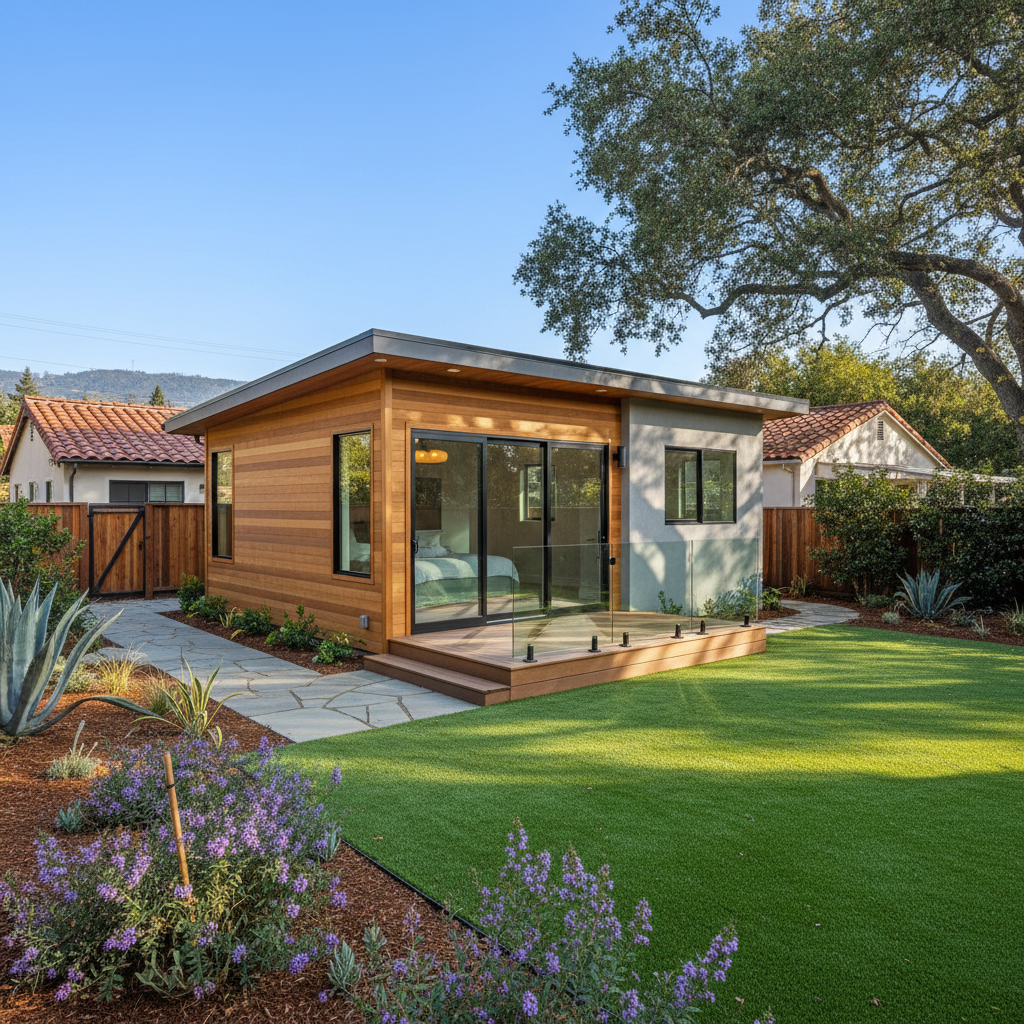 Completed adu design work at a residential property in Palo Alto, CA