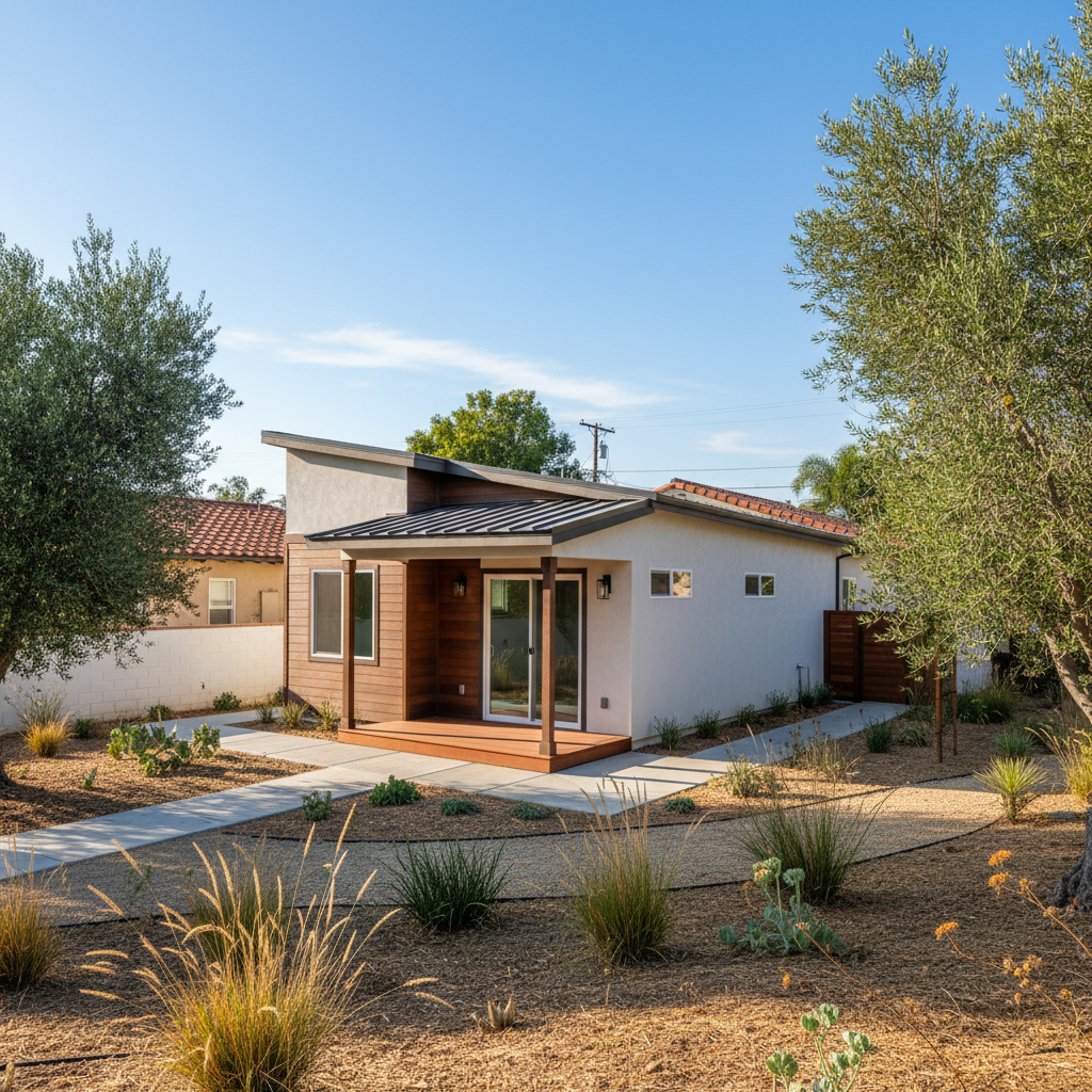 Completed detached adu work at a residential property in Chula Vista, CA